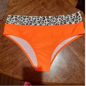 💋5/20 NEW SHEIN 3x Bright orange bikini bottoms